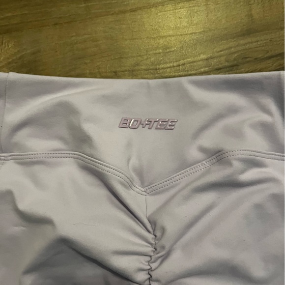 Dedication - Petite High Waist Wrap Over Leggings in Lilac - Picture 4 of 6